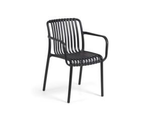 Izzy Outdoor Dining Chair | Black