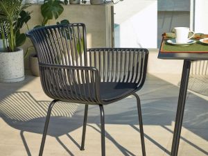Miami Outdoor Dining Chair | Black