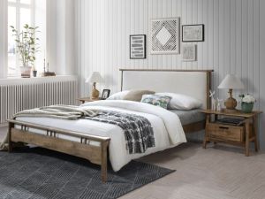 Oslo 3PCE Queen Bedroom Suite | Walnut Hardwood Frame