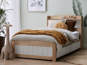 Rio Toddler Single Storage Bed | Hardwood Frame  