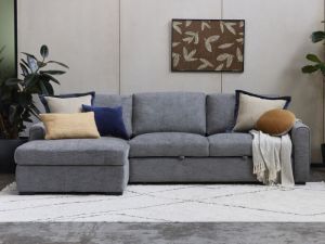 Siesta Sofa Bed | Grey | Left Chaise