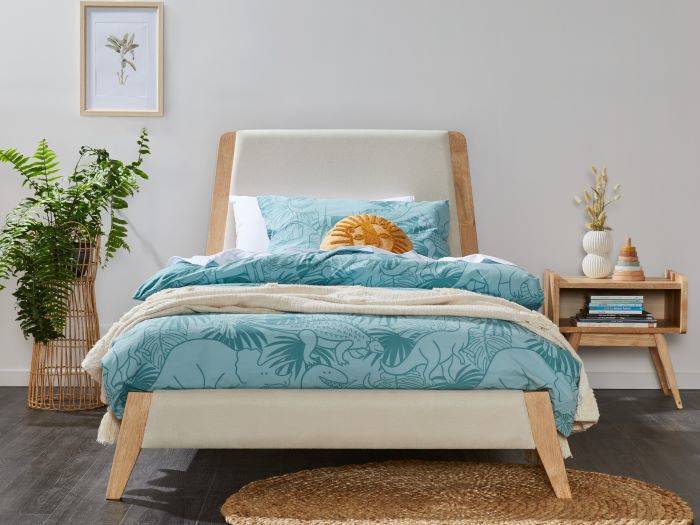 Room with Modern Kids Bedroom Furniture containing Finn King Single Bed Frame