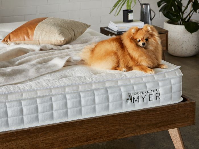 photo of myer queen size mattress dressed