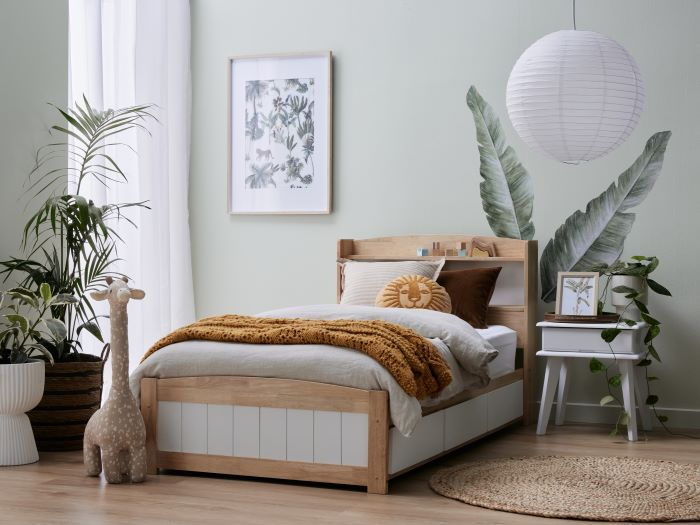Rio 2PCE Kids Single Bedroom Package | Bed & Mattress
