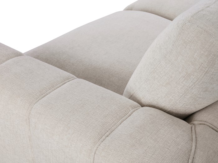 Close up photo of Sonna Sofa Bed with Storage | Beige| Left Chaise