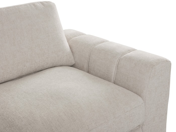Sonna Sofa Bed with Storage | Beige| Left Chaise close up photo