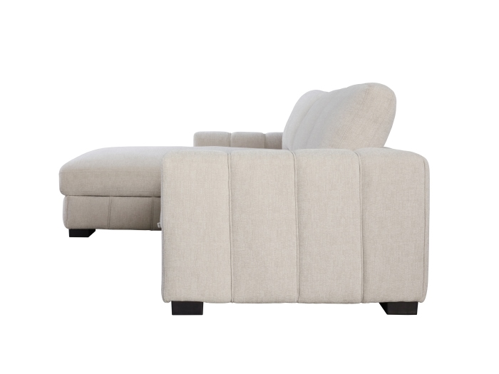 Photo of Sonna Sofa Bed with Storage | Beige| Left Chaise side view