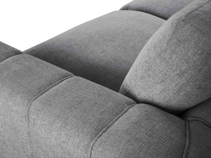 Close up of Sonna Sofa Bed with Storage | Grey | Left Chaise