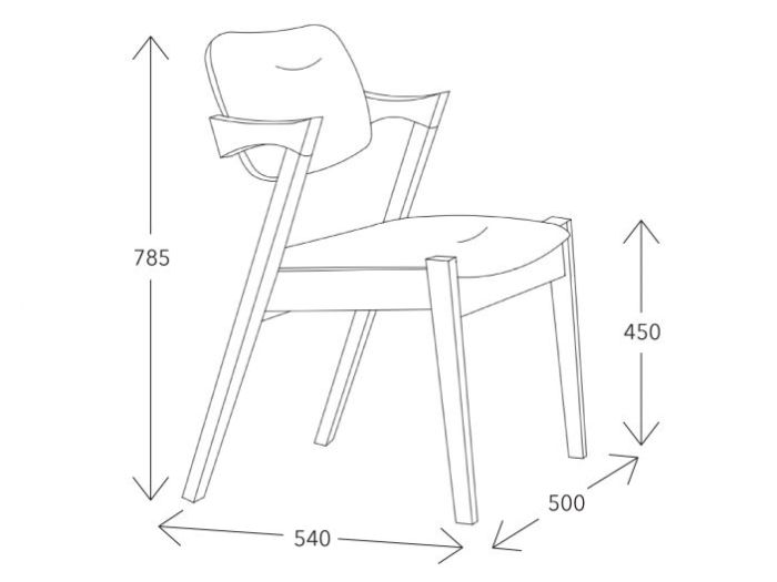 bella-hardwood-dining-chair-size