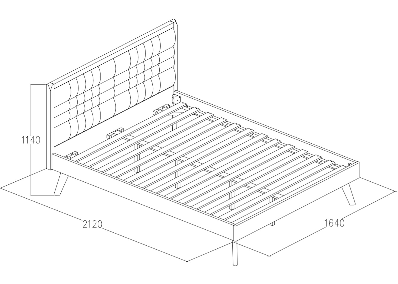 bed sizes in inches